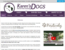 Tablet Screenshot of karensdogs.co.uk